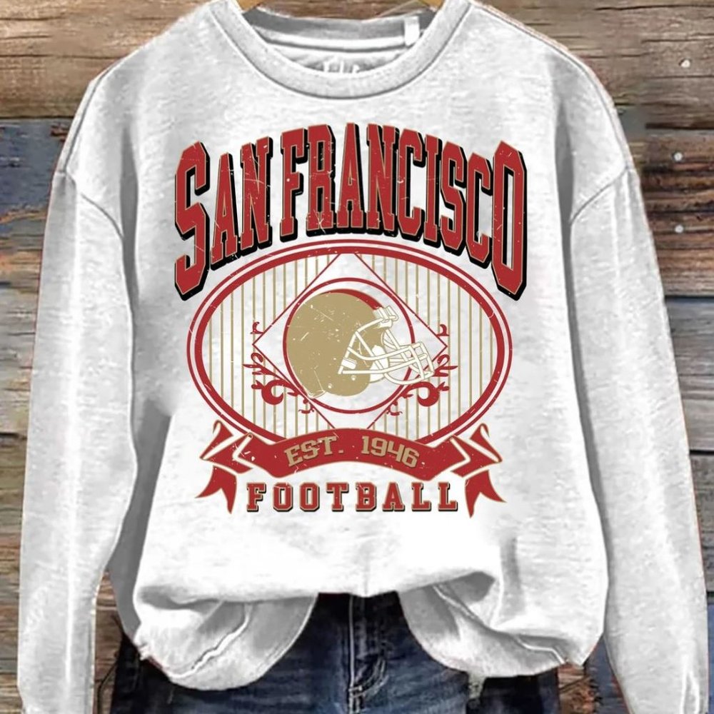 1946 San Francisco 49ers Football Crewneck Sweatshirt SF 49ers Football Shirt